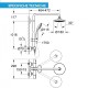 Colonna Doccia Termostatica soffione e doccetta laterale Grohe Euphoria System cod. 27296001