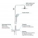 Colonna Doccia Termostatica soffione e doccetta laterale Grohe Euphoria System cod. 27296001