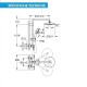 Colonna Doccia Termostatica soffione e doccetta Grohe New Tempesta cod.  27922001