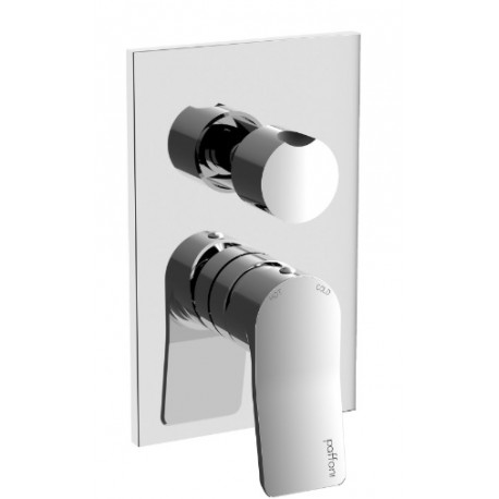 Miscelatore Incasso Doccia a Muro con Deviatore a 2 vie Paffoni Tilt cod. TI 018