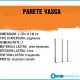 Parete Box Sopra Vasca Pieghevole a 3 ante Cristallo 4 mm Trasparente Larghezza 120 x Altezza 140 cm 