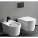 Vaso sospeso con fissaggio nascosto serie Valet di Rak Ceramics con Tecnologia Rimless in ceramica bianco lucido