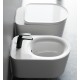 Bidet sospeso con fissaggio nascosto Valet di Rak Ceramics in ceramica bianco lucido