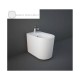 Sanitari Valet con fissaggio nascosto di Rak Ceramics Filomuro Vaso + Bidet in Ceramica Bianco Opaco