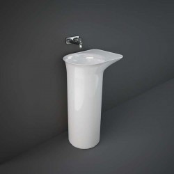 Lavabo autoportante free-standing 90h cm. Linea Valet di Rak Ceramics Bianco Lucido art. VALFS5300AWHA