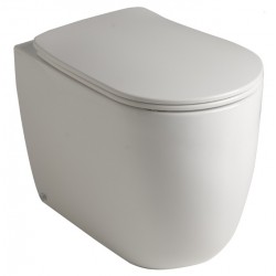 Vaso Nolita di Kerasan con Scarico Traslato + Tecnologia Rimless in ceramica bianco lucido cod. 531801