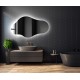 Specchio irregolare da Bagno con Altoparlante Bluetooth Retroilluminato led 20W art. spe2124