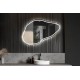 Su Misura Specchio Irregolare da Bagno Filo Lucido con fascia sabbiata Retroilluminante led 20W art. spe7313