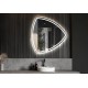 Su Misura Specchio Irregolare da Bagno Filo Lucido con fascia sabbiata Retroilluminante led 20W art. spe9813