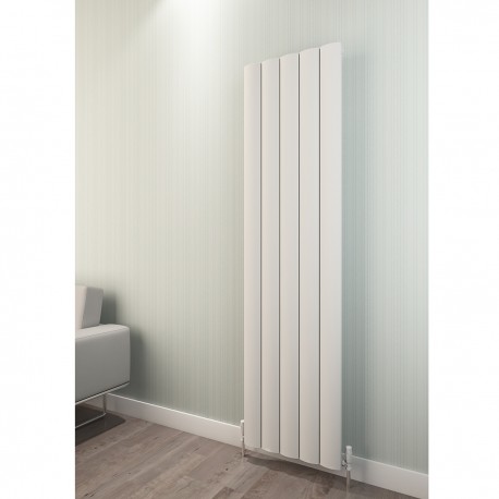 Termoarredo Venezia 180 altezza x 28 larghezza cm. tubi arrotondati colore bianco