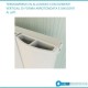 Termoarredo Venezia 180 altezza x 37,5 larghezza cm. tubi arrotondati colore bianco