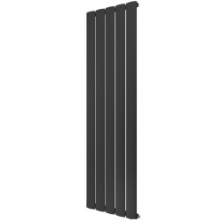 Termoarredo Venezia 180 altezza x 28 larghezza cm. tubi ovoidali colore antracite