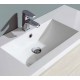 Mobile Bagno Sospeso da 80 cm Rovere Grigio Completo di Lampada e Specchio mod. Easy