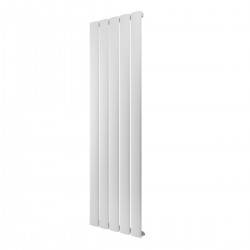 Termoarredo Venezia 180 altezza x 28 larghezza cm. tubi ovoidali colore bianco