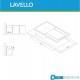 Lavello cucina sopratop in Granitek nero a vasca singola con gocciolatoio LIFE400N di Elleci montaggio reversibile