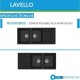 Lavello cucina da incasso in Granitek nero a 2 vasche con gocciolatoio LIFE500N di Elleci montaggio reversibile