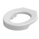 Sedile wc bianco morbido e anatomico in XL EXTRALIGHT altezza 3 cm