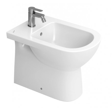 Bidet a terra filo muro btw gemma 2 di dolomite in ceramica bianco