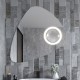 Su Misura Specchio irregolare  Filo Lucido Retroilluminante led 20W con specchietto cosmetico 20x integrato art. spel06 