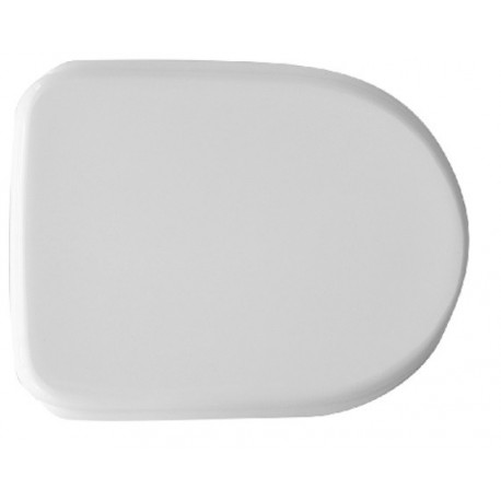 Sedile wc per Ideal Standard per vaso Esedra con cerniere regolabili cromate bianco IS (grigio chiaro)