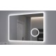 Specchio Bagno Filo Lucido Angoli arrotondati Retroilluminante led 20W con specchietto cosmetico 20x  integrato art. spe172 