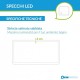 Specchio Angoli squadrati Retroilluminante led 20W + specchietto cosmetico 20x integrato + altoparlante bluetooth art.Z3