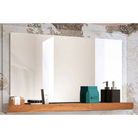 Su Misura Specchio da Bagno Filo Lucido con cornice in Plexiglass