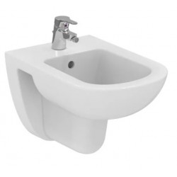 Bidet sospeso serie Gemma 2 di Dolomite in ceramica bianco lucido