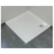 Piatto Doccia 80x80 cm in Acrilico sanitario rinforzato con vetro resina di Colore Bianco Altezza 6 cm
