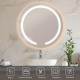 Specchio Rotondo Bagno Su Misura Filo Lucido Retroilluminante led 20W mod. Lucy