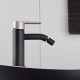 Miscelatore monocomando Bidet senza Scarico Nero con Maniglia sanitata Tonino Lamborghini collezione Dark-light