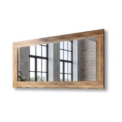Specchio rettangolare su misura con cornice in legno cod.leg14