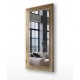 Specchio verticale su misura con cornice in legno cod.leg15