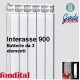 Radiatore in Alluminio Interasse 900 Fondital garda dual80 batteria da 3 elementi