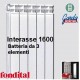 Radiatore in Alluminio Interasse 1600 Fondital Garda Dual80 Batteria Da 3 Elementi