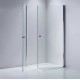 Box Doccia 2 lati a chiusura Porte Battenti Cristallo 6 mm. Altezza 200 cm. mod.dian