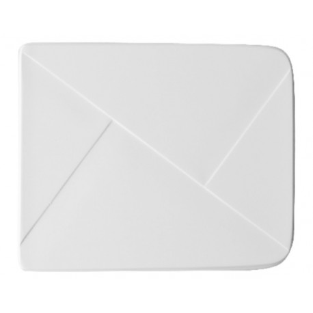 Sedile wc per Dolomite vaso Ebla in Legno Poliestere Colato - Fissaggio con cerniere passanti