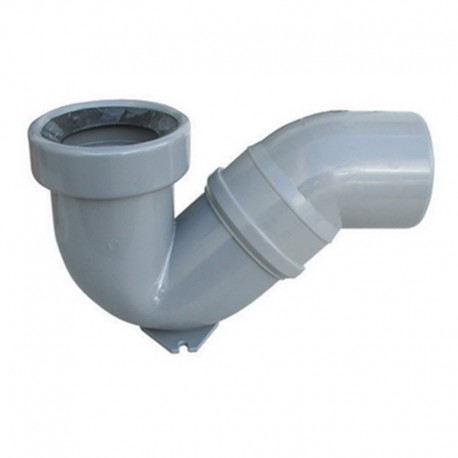 Sifone allacciamento vaso turca uscita orizzontale diam. 110 marca valsir