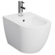 Bidet Sospeso Mia round di Vitra in Ceramica Bianco Lucido