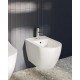 Bidet Sospeso Mia round di Vitra in Ceramica Bianco Lucido