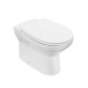 Gelso di Linpha Sanitary Vaso con tecnologia rimless + Bidet in Ceramica Bianca Lucida