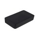Lavabo da appoggio 61,4 larghezza x 31,6 profondità cm in ceramica nero opaca matt modello d72