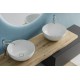 Lavabo da appoggio diam. 44 cm. in ceramica bianca opaca modello noemi di Dolomite