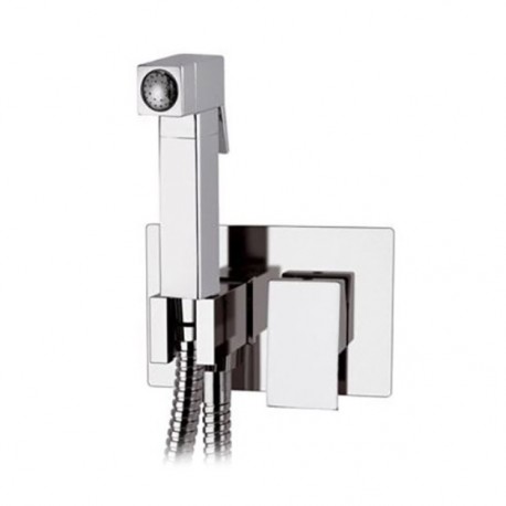 Miscelatore incasso comprensivo di doccetta shut-off, supporto doccia-presa acqua di Remer Rubinetterie cod. Z60