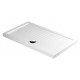 Piatto doccia di galassia 80x140 h 6 cm rettangolare in ceramica bianco + Piletta Sifonata