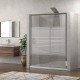 Box Doccia Scorrevole Cristallo Serigrafato 6 mm Trattamento Anticalcare Altezza 190 cm