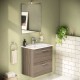 Mobile da bagno Ruby sospeso da 60 cm cordoba con specchio lampada led