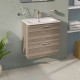 Mobile da bagno Ruby sospeso da 60 cm cordoba con specchio lampada led