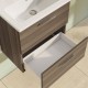 Mobile da bagno Ruby sospeso da 60 cm cordoba con specchio lampada led