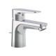 Miscelatore lavabo serie Orange marca Paffoni con piletta di scarico in ottone cromo lucido